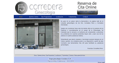 Desktop Screenshot of ginecologiacorredera.com