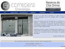 Tablet Screenshot of ginecologiacorredera.com